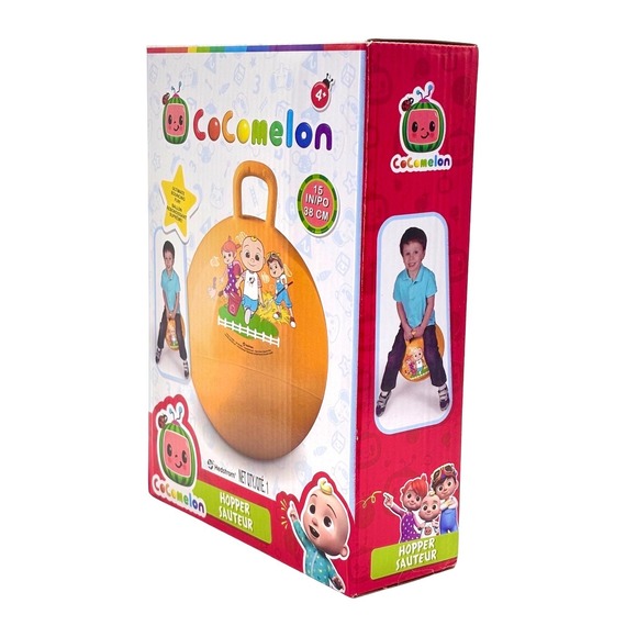CoComelon Hopper Ball for Kids, 15 inch, Indoor Outdoor Bouncing Toy, Ages 4+‎ - Picture 3 of 4